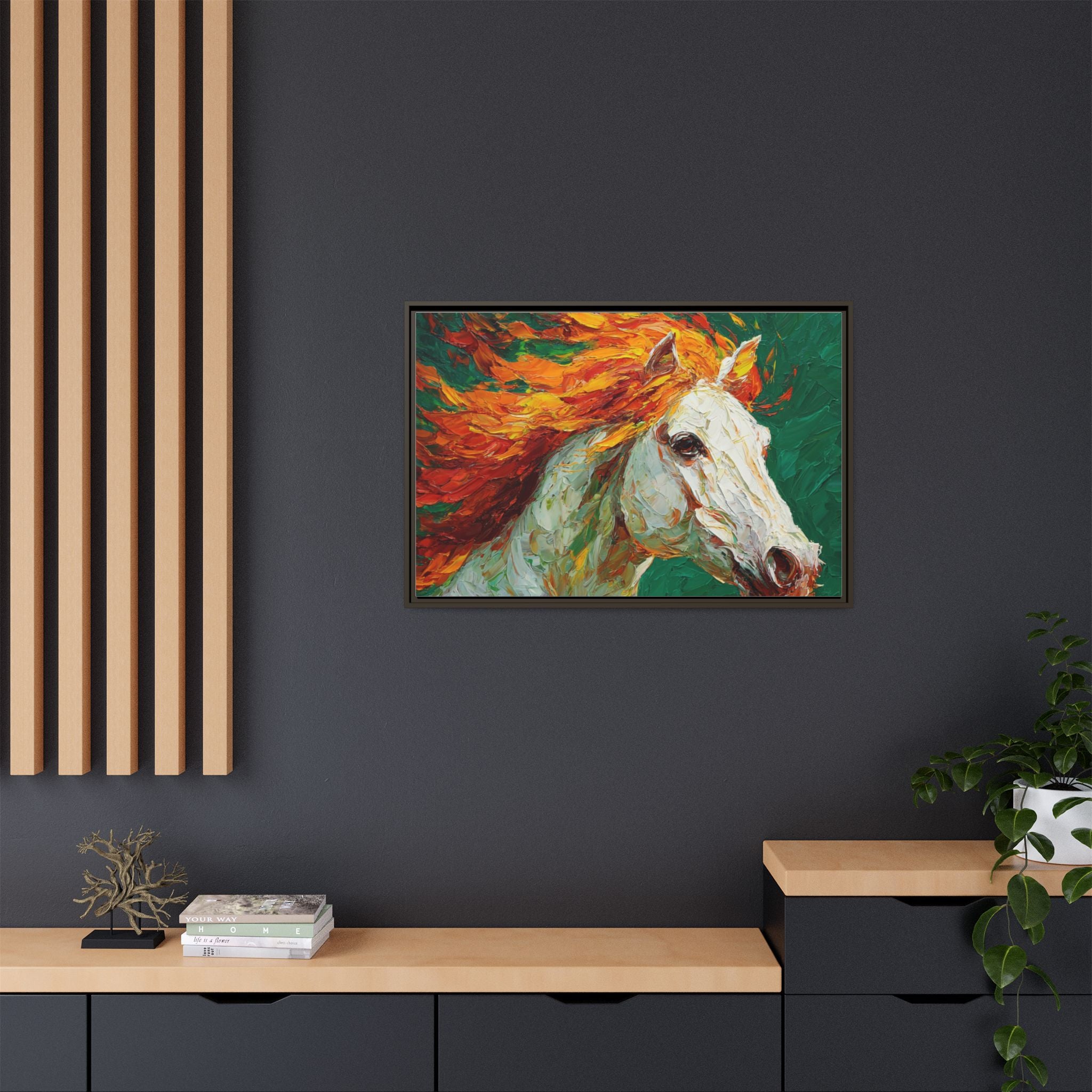 Canvas Print - 2026: Year of the Fire Horse / Neo-Expressionism