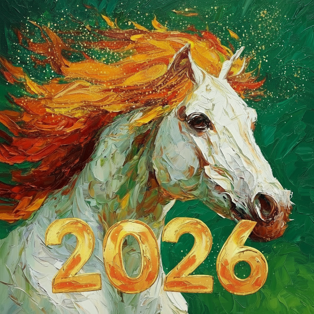 2026 Fire Horse /short sleeve t-shirt
